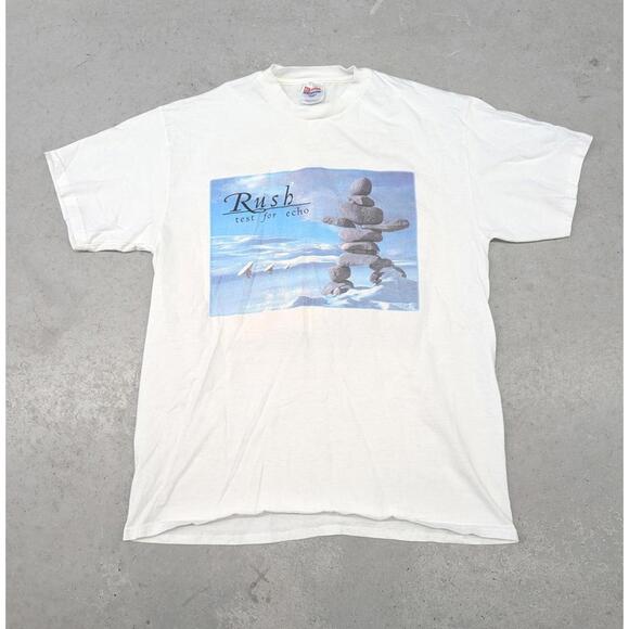 Hanes Other - Vintage 90s Rush Test For Echo Album Tour Concert T-shirt